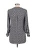 Laundry by Shelli Segal 100% Polyester Gray Long Sleeve Blouse Size 6 - photo 2