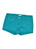 Bongo Solid Teal Shorts Size 13 - photo 1