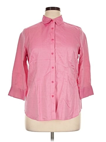 Coldwater Creek 3/4 Sleeve Button-Down Shirt (view 1)