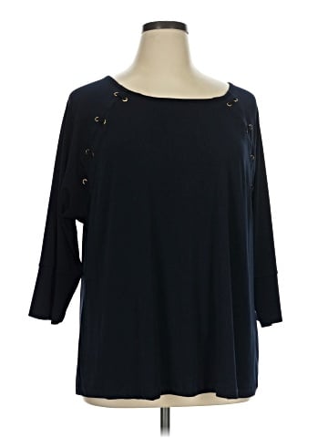 Carmen Carmen Marc Valvo 3/4 Sleeve Top (view 1)