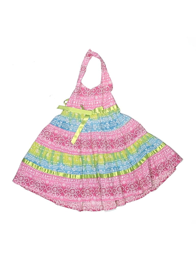 Pre-owned Blueberi Boulevard Kids' Dress In Pink