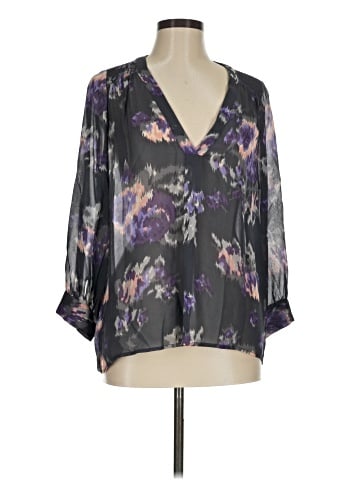 Joie 3/4 Sleeve Silk Top (view 1)