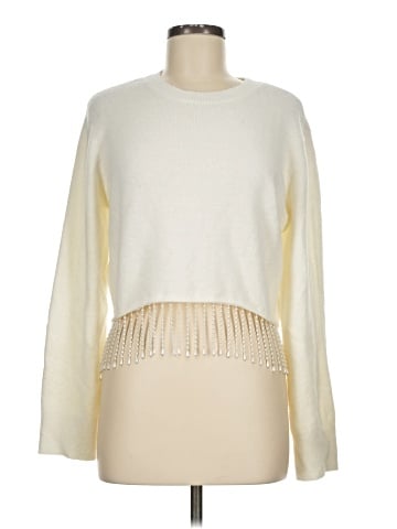Line & Dot Pullover Sweater (view 1)