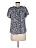 Veronica M. 100% Polyester Blue Short Sleeve Blouse Size M - photo 2