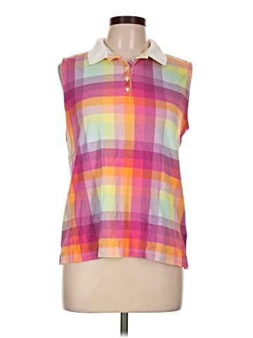 Lands' End Sleeveless Polo (view 1)