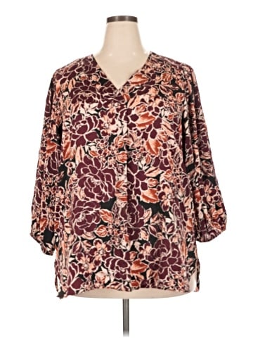 Zac & Rachel 3/4 Sleeve Blouse (view 1)