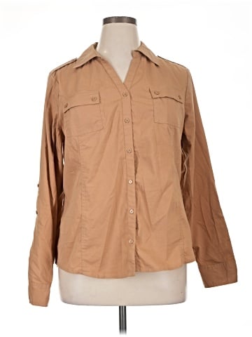 Relativity Long Sleeve Button-Down Shirt (view 1)