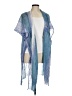 Catherines 100% Polyester Blue Kimono One size - photo 1