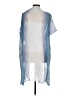 Catherines 100% Polyester Blue Kimono One size - photo 2