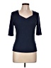 Shein Blue 3/4 Sleeve Top Size L - photo 1