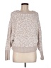 Jessica Simpson 100% Polyester Animal Print Tan Pullover Sweater Size M - photo 1
