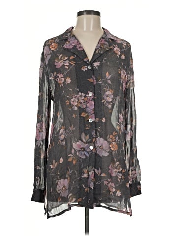 Casual Corner Long Sleeve Silk Top (view 1)