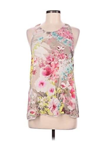 Cynthia Rowley Sleeveless Silk Top (view 1)