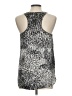 Aqua 100% Polyester Silver Sleeveless Top Size L - photo 2
