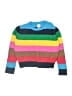 Gap Kids 100% Cotton Color Block Blue Pullover Sweater Size 6 - 7 - photo 1