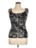 AB Studio Silver Sleeveless Top Size XL - photo 1