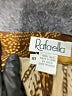 Rafaella 100% Silk Paisley Brown Shorts Size 10 - photo 3