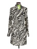 Sam Edelman 100% Polyester Animal Print Ivory Casual Dress Size 6 - photo 2