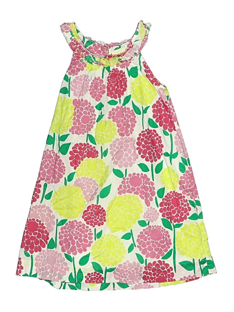 Pre-owned Mini Boden Kids' Dress In Green