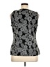 Elle 100% Polyester Black Sleeveless Blouse Size XL - photo 2