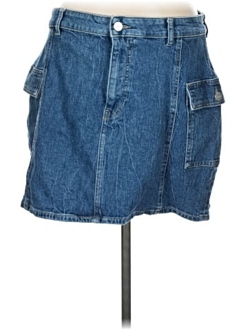 WARP + WEFT Denim Skirt (view 1)