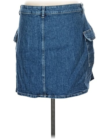 WARP + WEFT Denim Skirt (view 2)