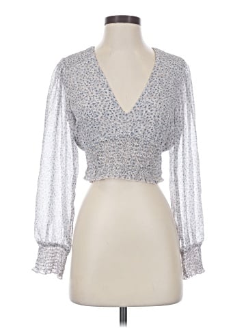 Pookie & Sebastian Long Sleeve Blouse (view 1)