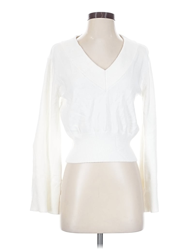 Pre-owned Carbon38 Pullover Sweater In White