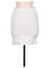 One Step Up Solid White Casual Skirt Size L - photo 2