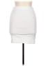 One Step Up Solid White Casual Skirt Size L - photo 1