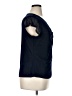 Daniel Rainn Blue Short Sleeve Blouse Size XL - photo 4