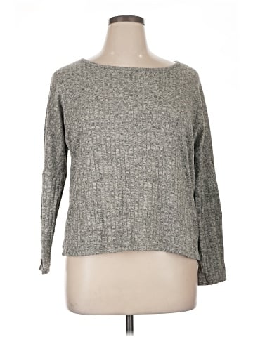 NY Collection Long Sleeve Top (view 1)