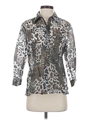 MULTIPLES 3/4 Sleeve Blouse (view 1)