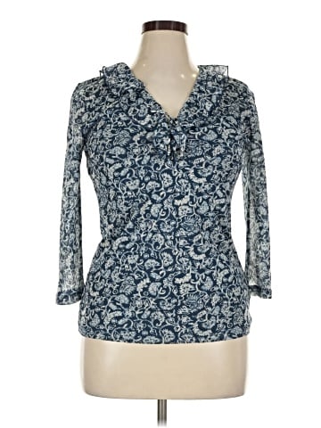 Chaps 3/4 Sleeve Blouse (view 1)