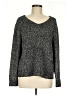 Eileen Fisher 100% Cotton Tweed Gray Pullover Sweater Size M - photo 1