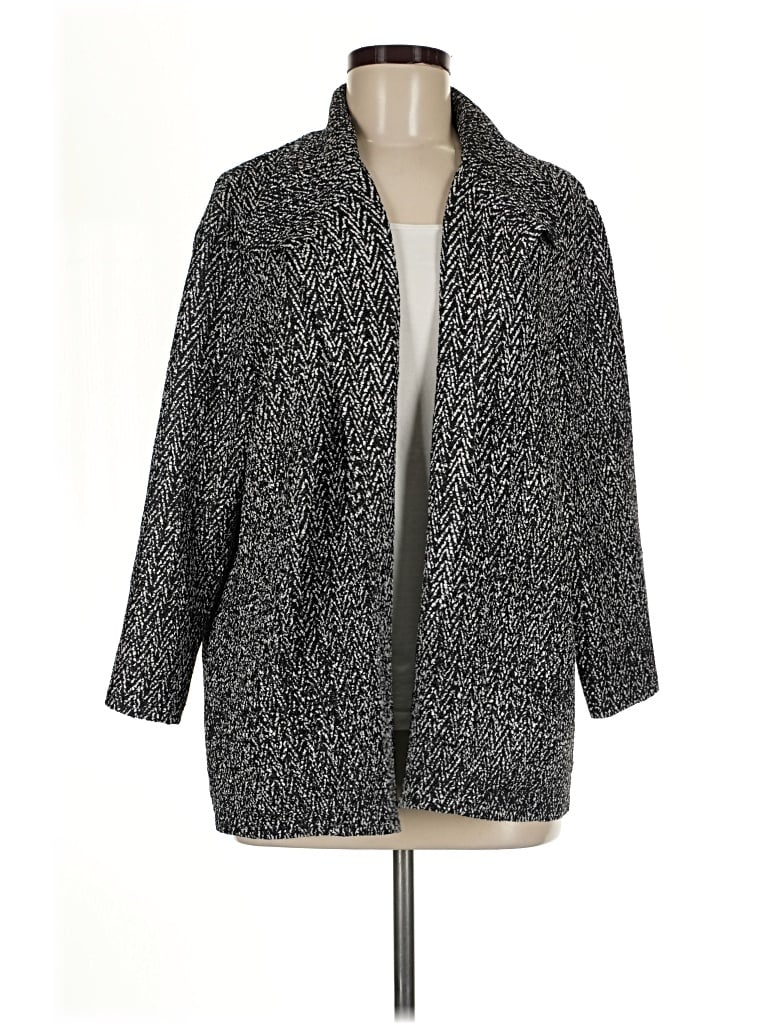 Pre-owned Chico's Coat In Gray