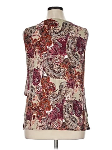 Roz & Ali Sleeveless Blouse (view 2)