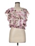 Express 100% Polyester Pink Short Sleeve Blouse Size M - photo 1