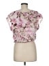 Express 100% Polyester Pink Short Sleeve Blouse Size M - photo 2