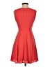Express 100% Polyester Solid Red Cocktail Dress Size 0 - photo 2