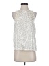 Vince Camuto 100% Polyester Silver Sleeveless Blouse Size XS - photo 1