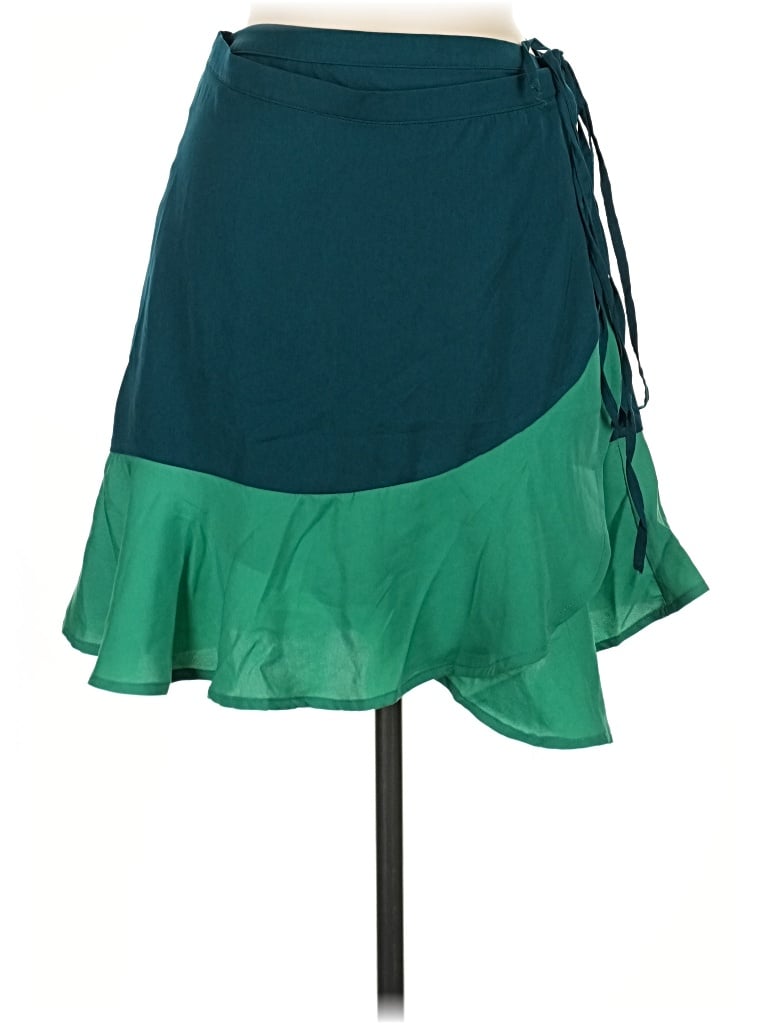 Pre-owned Summersalt Casual Skirt In Teal