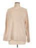 Ella Moss Solid Tan Turtleneck Sweater Size L - photo 1