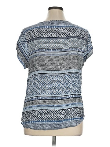 Jones New York Short Sleeve Blouse (view 2)