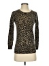 J.Crew 100% Merino Wool Animal Print Gold Wool Pullover Sweater Size S - photo 1