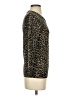 J.Crew 100% Merino Wool Animal Print Gold Wool Pullover Sweater Size S - photo 4