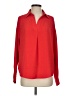 Rafaella 100% Polyester Red Long Sleeve Blouse Size S - photo 1