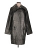 Diane von Furstenberg Silver Raincoat Size 10 - photo 1