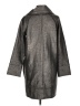 Diane von Furstenberg Silver Raincoat Size 10 - photo 2