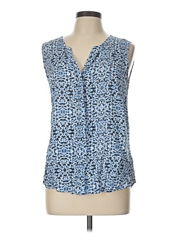 fleur bleue Sleeveless Blouse (view 1)